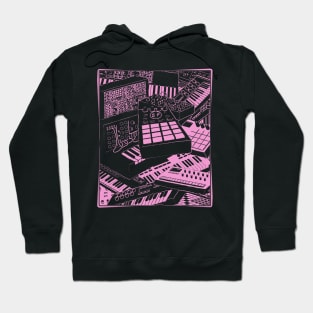 Synthesizers and electronic music instruments for musician Hoodie